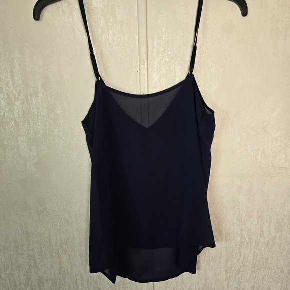 Michael Kors Women's Embellished Caftan Tank Camisole Gold Polka Dot Top Sz S/M - Picture 7 of 8